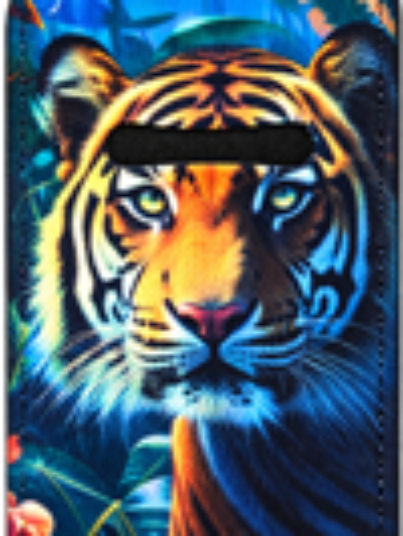 Neon Jungle Tiger Lip Balm Holder