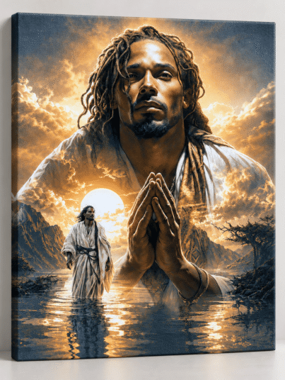 Jesus Praying Hands
