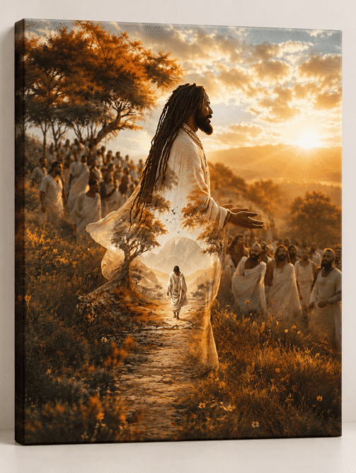 Jesus Preaching in the Valley